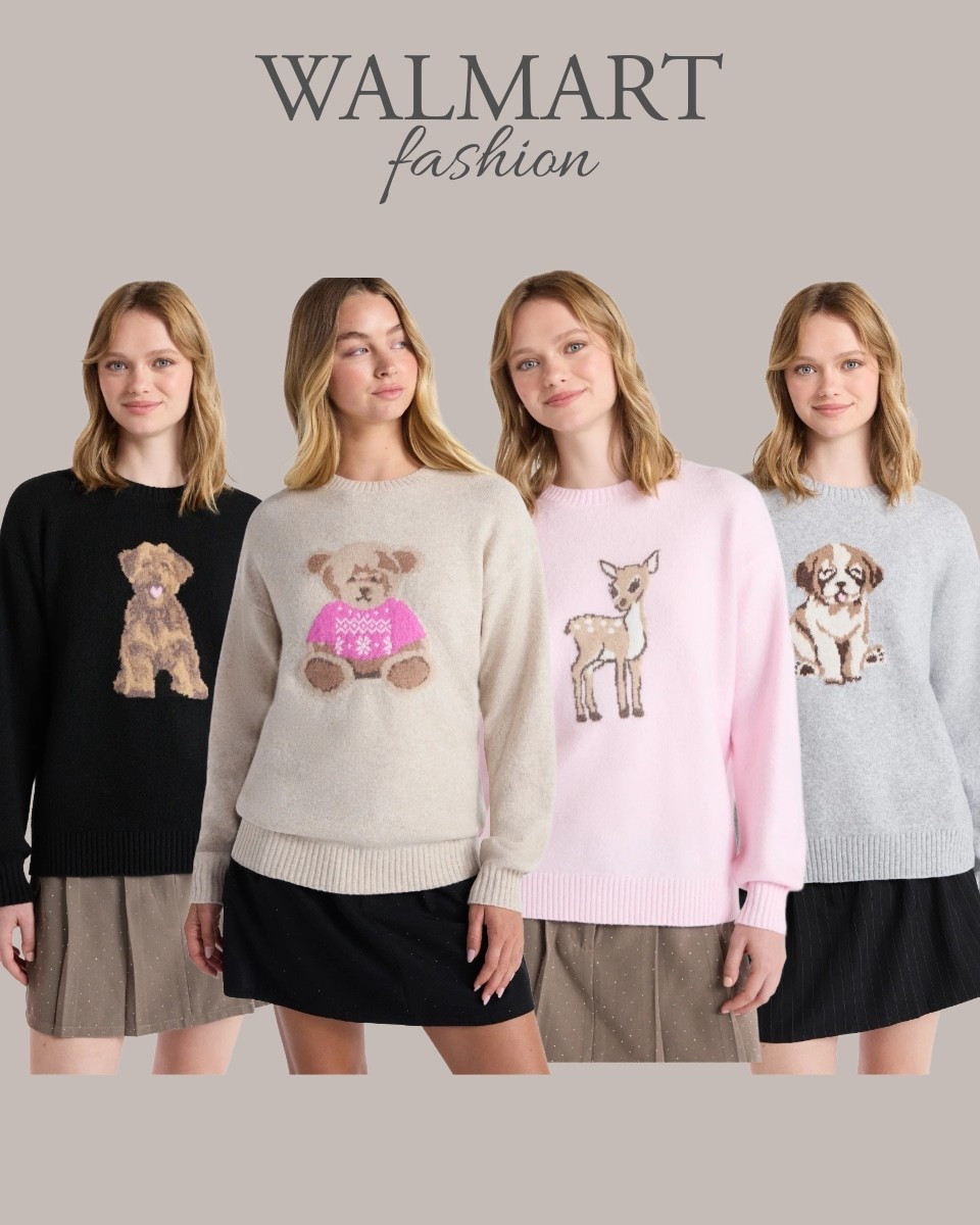 Walmart women’s fashion. Icon sweaters. Gift ideas for her. Cozy and comfy style.

#LTKGiftGuide #LTKCyberWeek #LTKootd