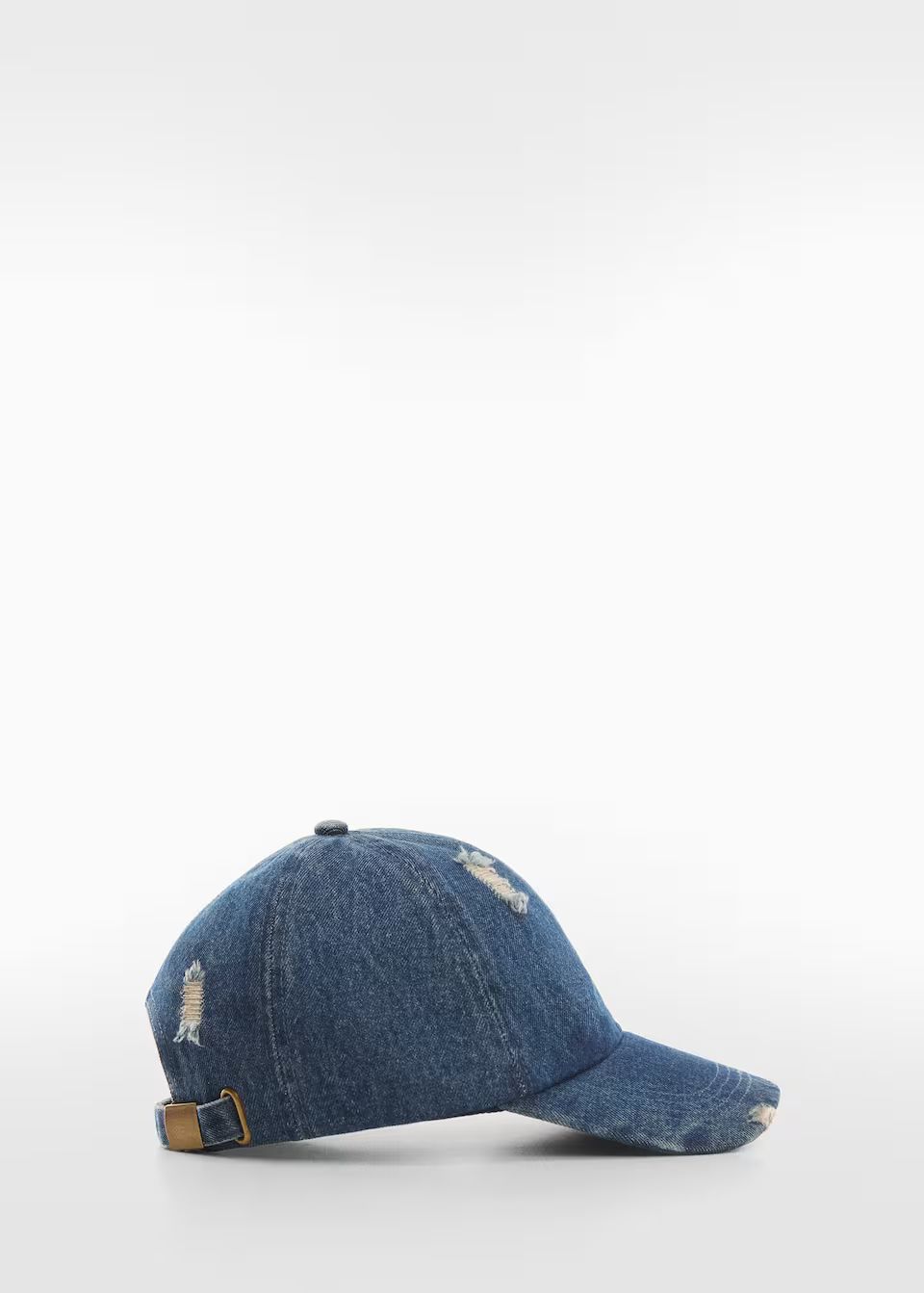 Ripped denim cap -  Women | Mango USA | MANGO (US)