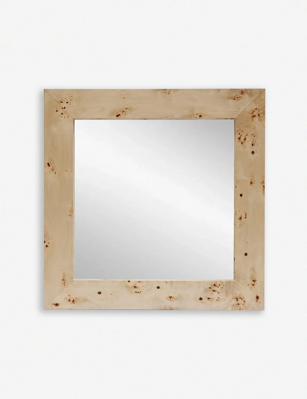 Bree Burl Wood Square Mirror | Lulu and Georgia 