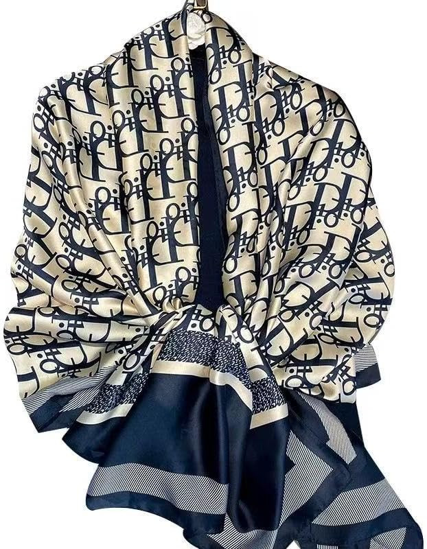 FairyCity Womens oversized Luxury Silk Scarf Long Satin Scarf Lightweight Fashion Shawl Wrap | Amazon (US)