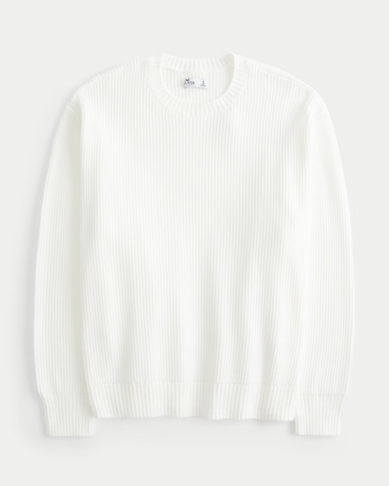 Oversized Crew Sweater | Hollister (US)