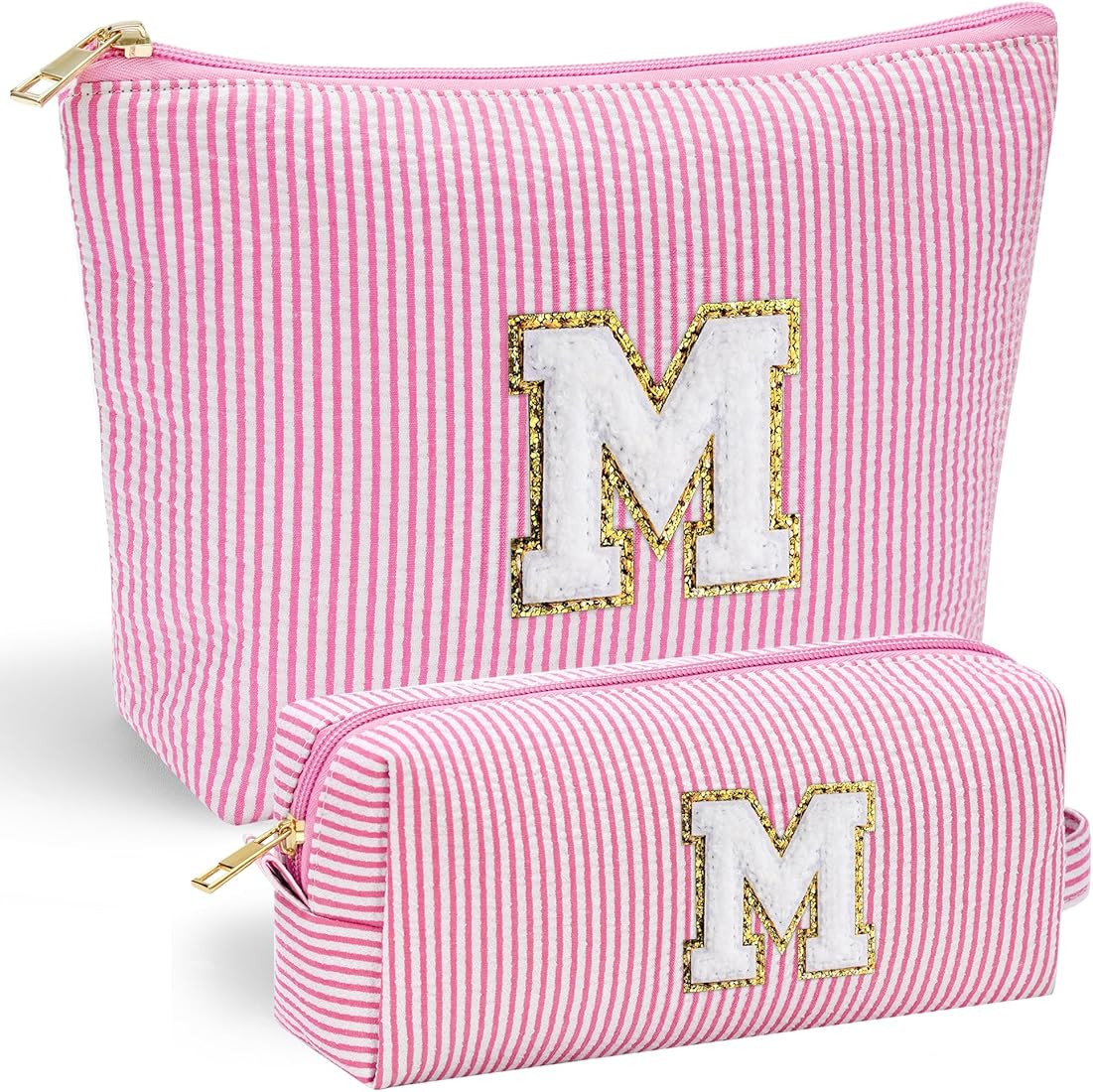 YOOLIFE Birthday Gifts for Girls Teen Girl - Pink Preppy Makeup Bag Best Friend Birthday Gifts Te... | Amazon (US)