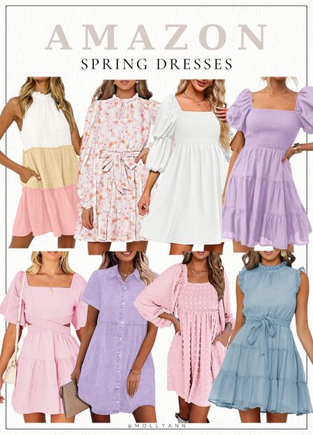Amazon spring dresses spring dress spring mini dress vacation dress summer dress 

#LTKunder50 #LTKunder100
