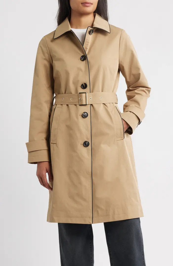 Water Resistant Belted Trench Coat | Nordstrom