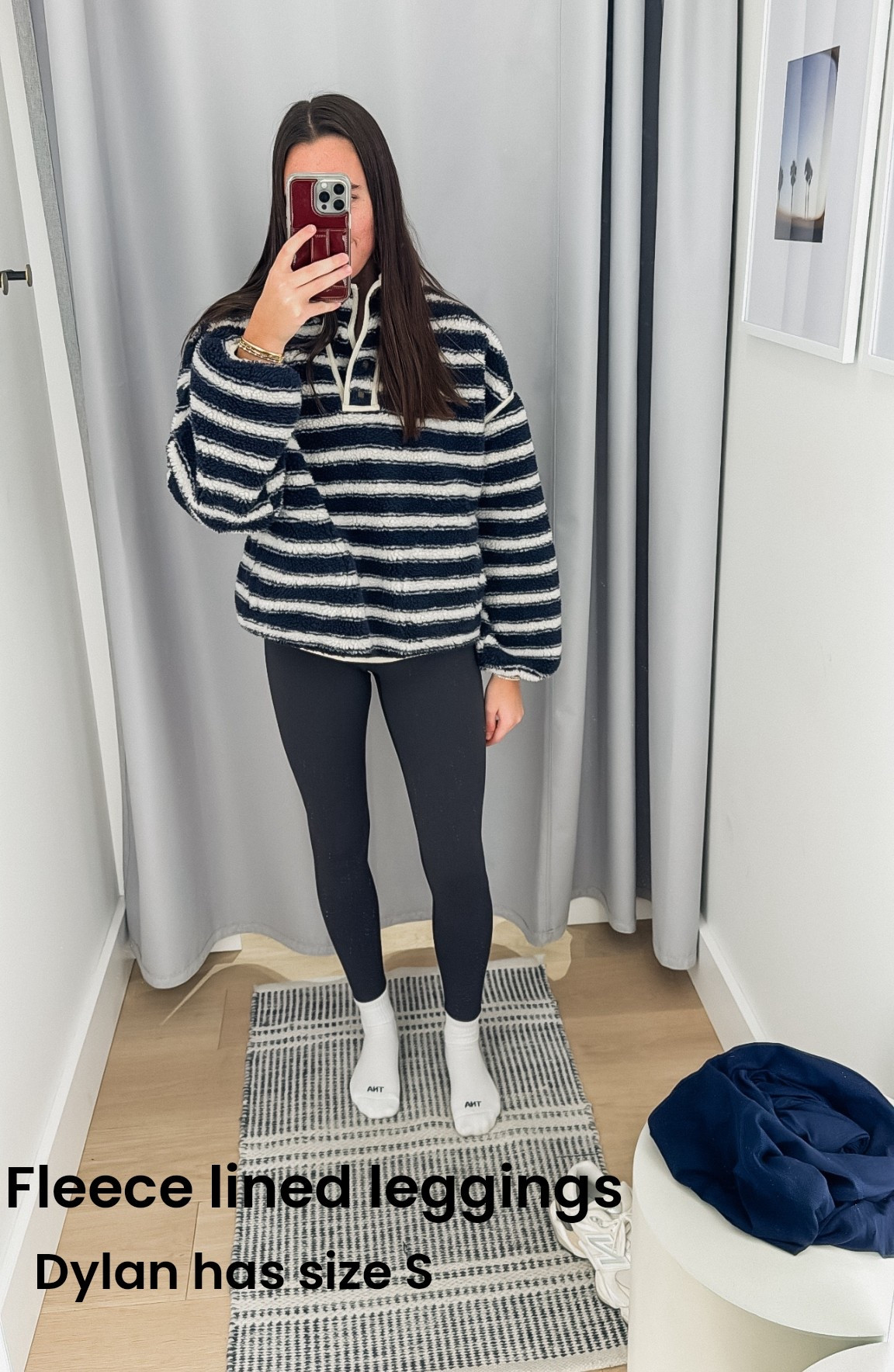 Winter style. Fleece leggings. 
This pair at Vuori is her fav & what we bought. Size small 
Linking more options. 

#LTKSeasonal #LTKHoliday #LTKGiftGuide