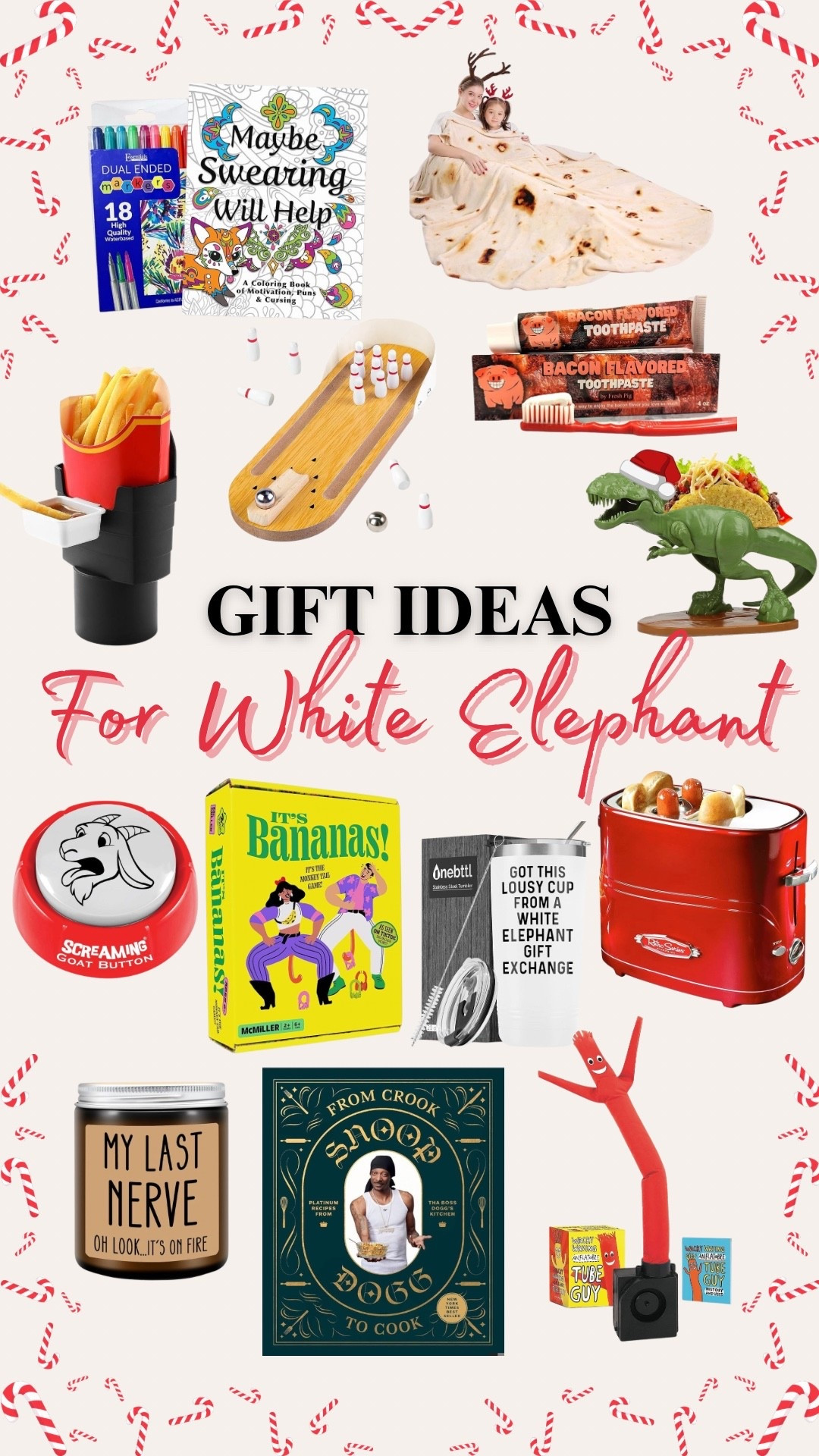 2025 Holiday Gift Guide for White Elephant Party. Roundup of cute, small and funny items perfect for a White Elephant Gift Exchange. All items available on Amazon and under $30



#LTKGiftGuide #LTKFindsUnder50 #LTKHoliday