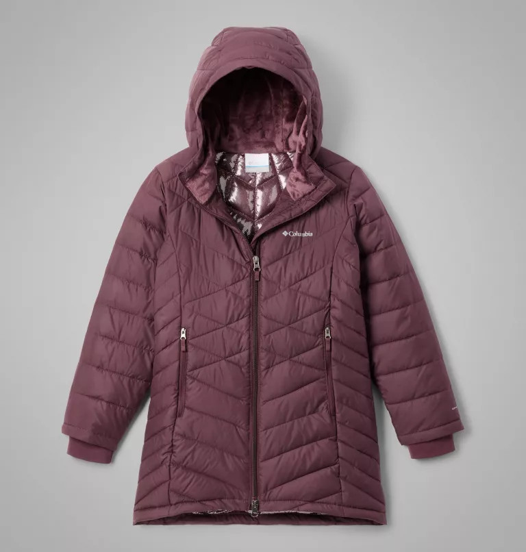 Girls' Heavenly™ II Hooded Long Jacket | Columbia Sportswear