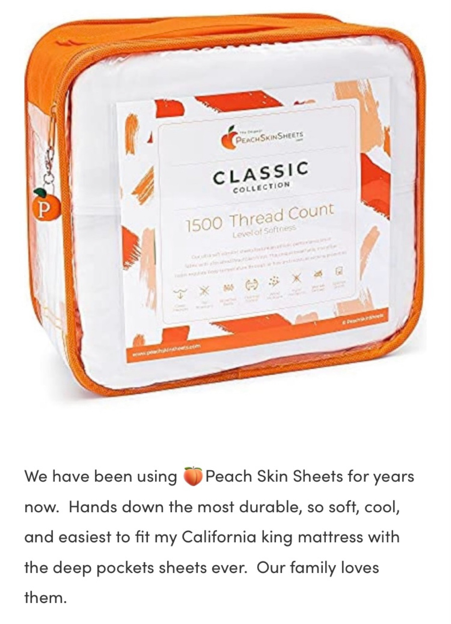 @peach skin sheets 

#LTKhome #LTKfamily #LTKGiftGuide
