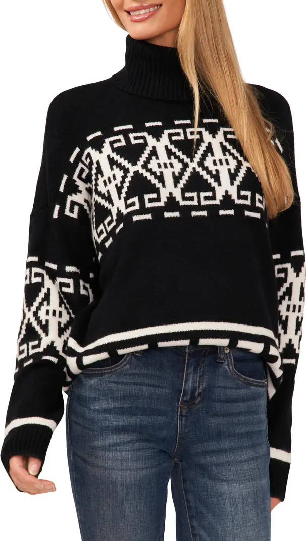 Fair Isle Turtleneck Sweater | Nordstrom