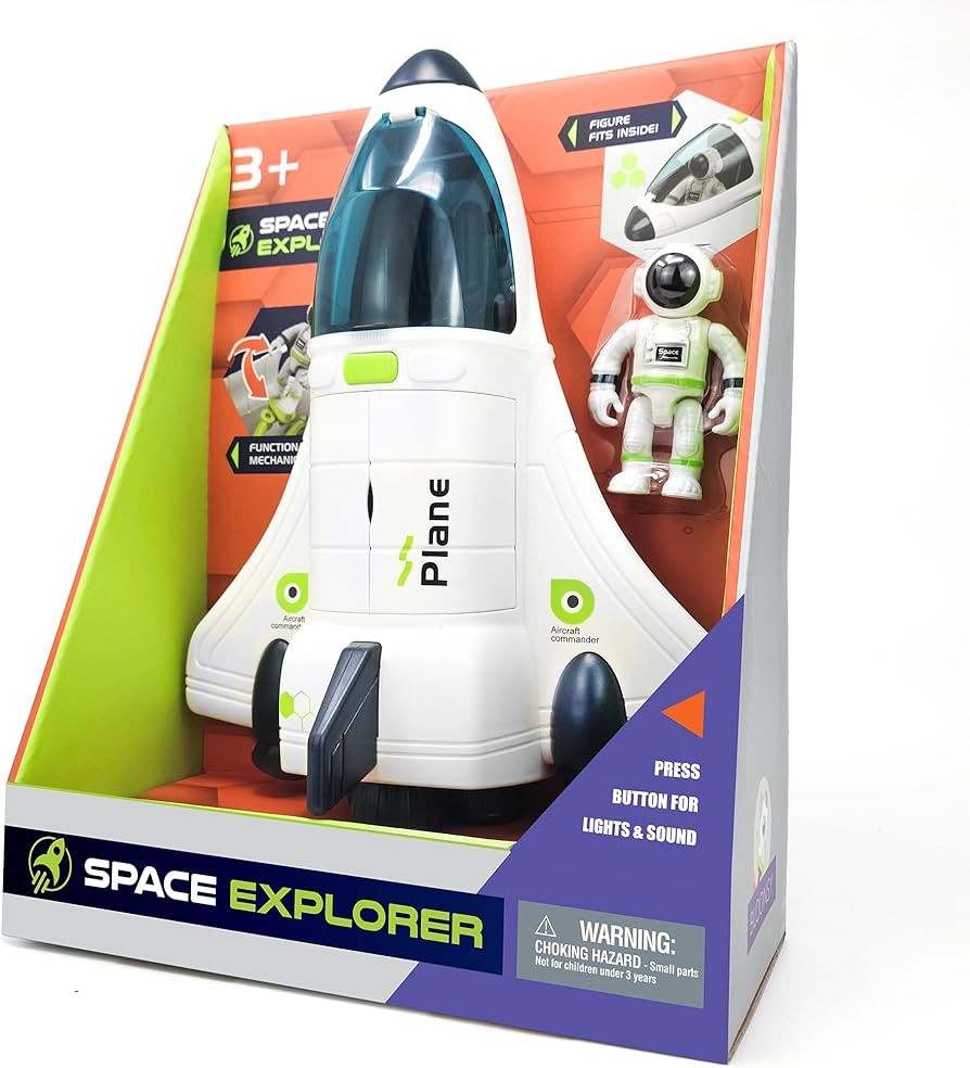 BLOONSY Space Shuttle Toy | Rocket Ship with Astronaut | Space Toys for Kids 3 5 | Amazon (US)