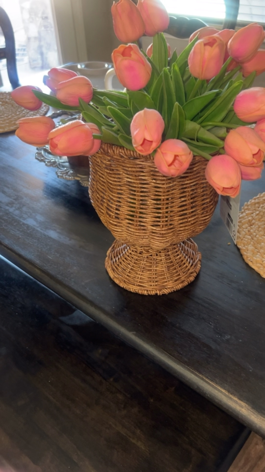 Walmart planter with tulips  

#LTKHome