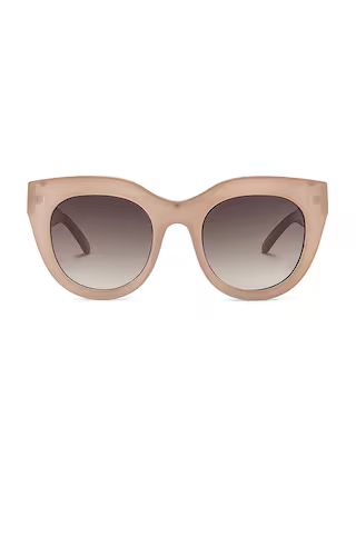 Le Specs Air Heart Sunglasses in Oatmeal from Revolve.com | Revolve Clothing (Global)