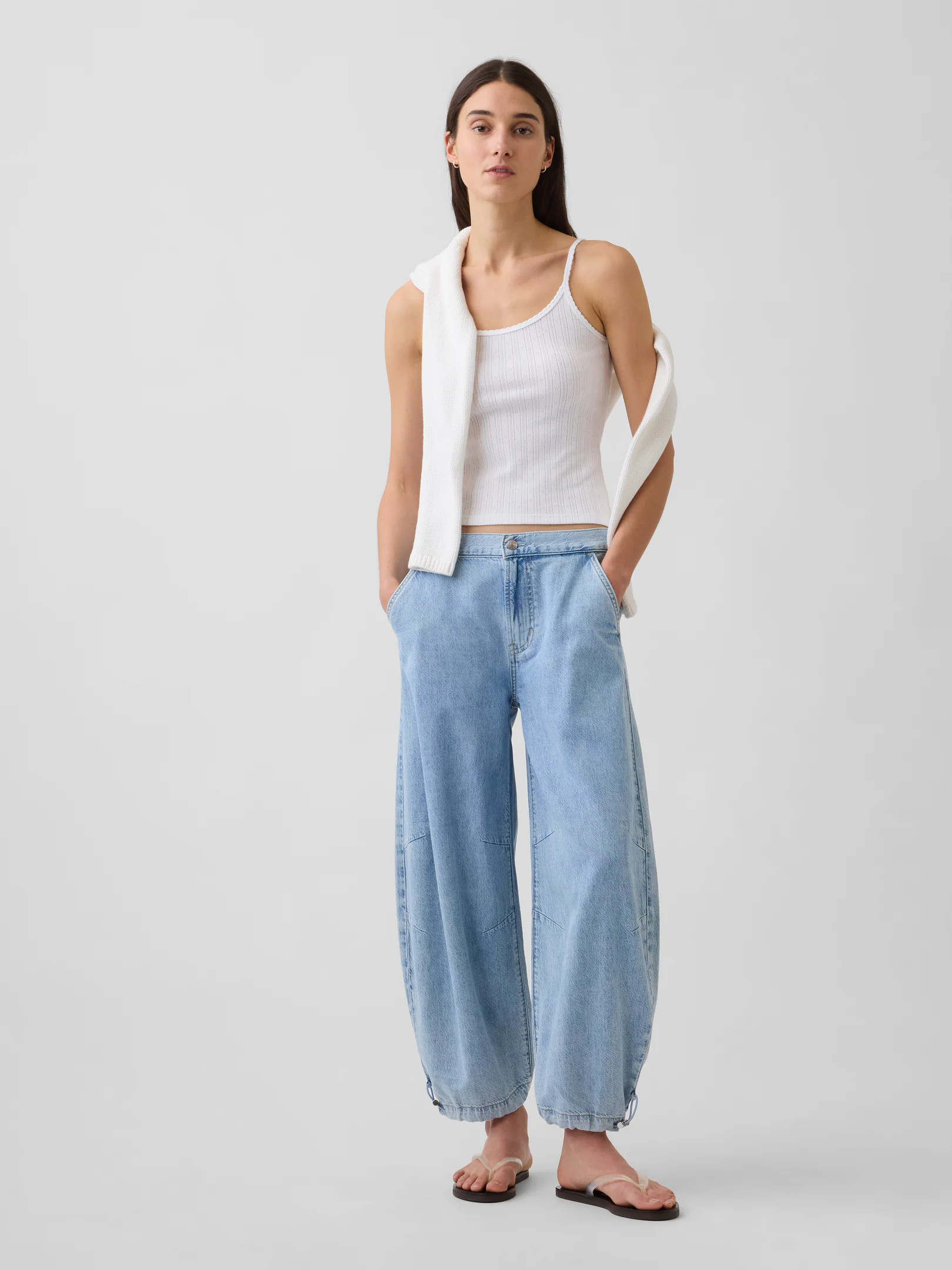 Mid Rise UltraSoft Horseshoe Jeans | Gap (US)