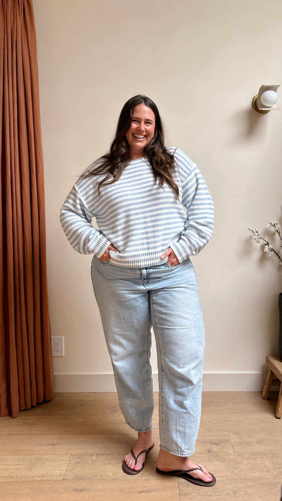 Sweater is a size XL! Jeans are old but linking similar!

#LTKMidsize #LTKSaleAlert #LTKootd