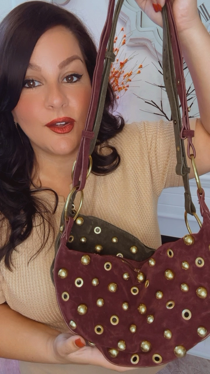 Obsessed with this studded crescent bag the perfect mix of trendy + edgy. Instantly elevates any outfit. 🤎✨

#LTKFashion #LTKAccessories #LTKStyle
#TrendyBags #Y2KStyle #StuddedBag
#HandbagLover #FashionFinds #OOTDInspo #ShoulderBag #CrescentBag #AffordableFashion

#LTKCyberWeek #LTKGiftGuide #LTKHoliday