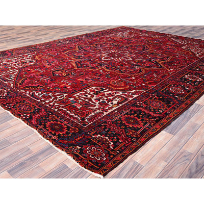Tybalt One-of-a-Kind 9'7" X 12'6" 1960s Wool Area Rug Red | Wayfair North America