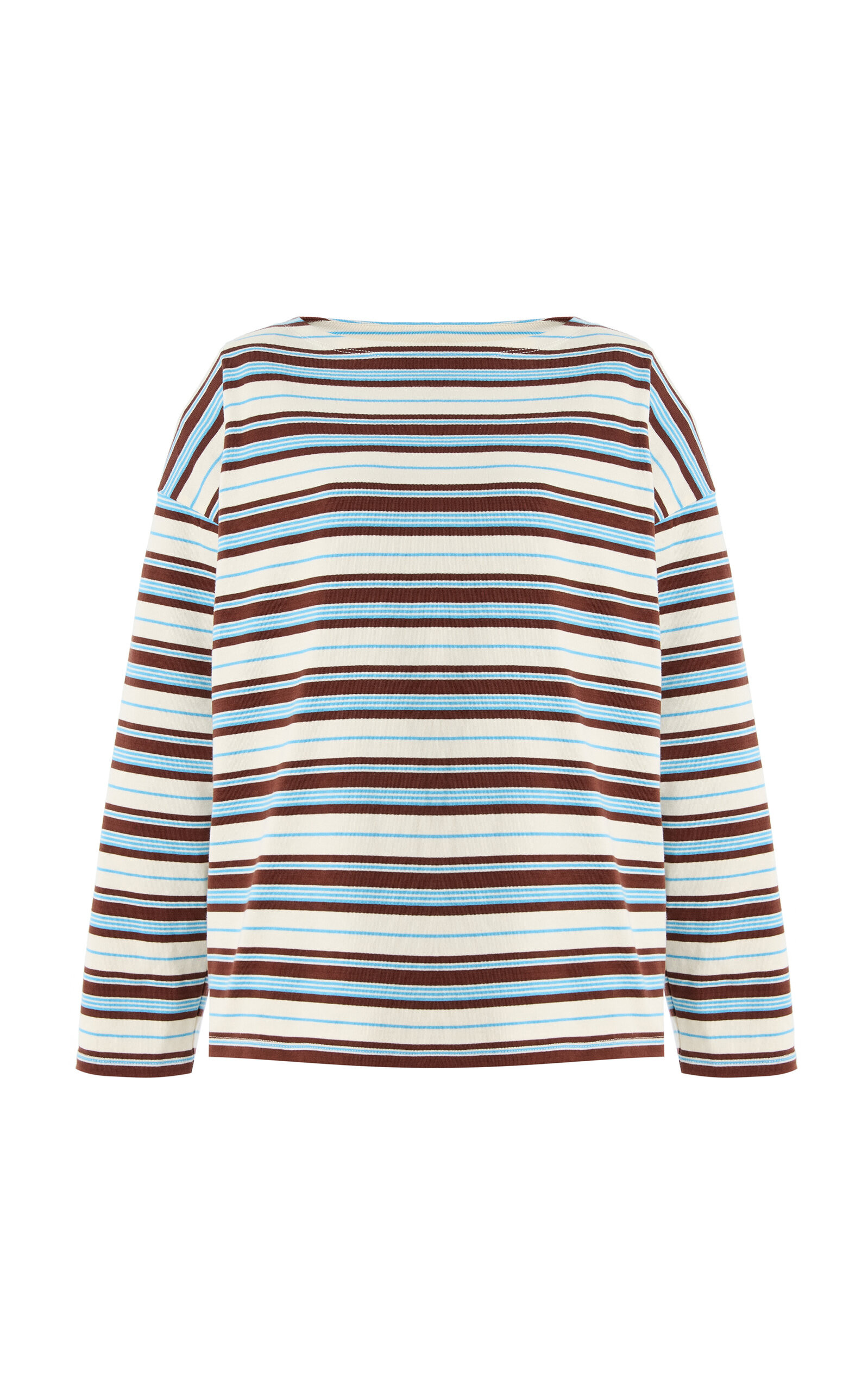 Nadine Striped Cotton Top | Moda Operandi (Global)