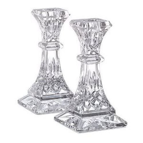 Waterford Crystal Lismore 6-Inch Candlestick Holders, Set of 2 | Amazon (US)