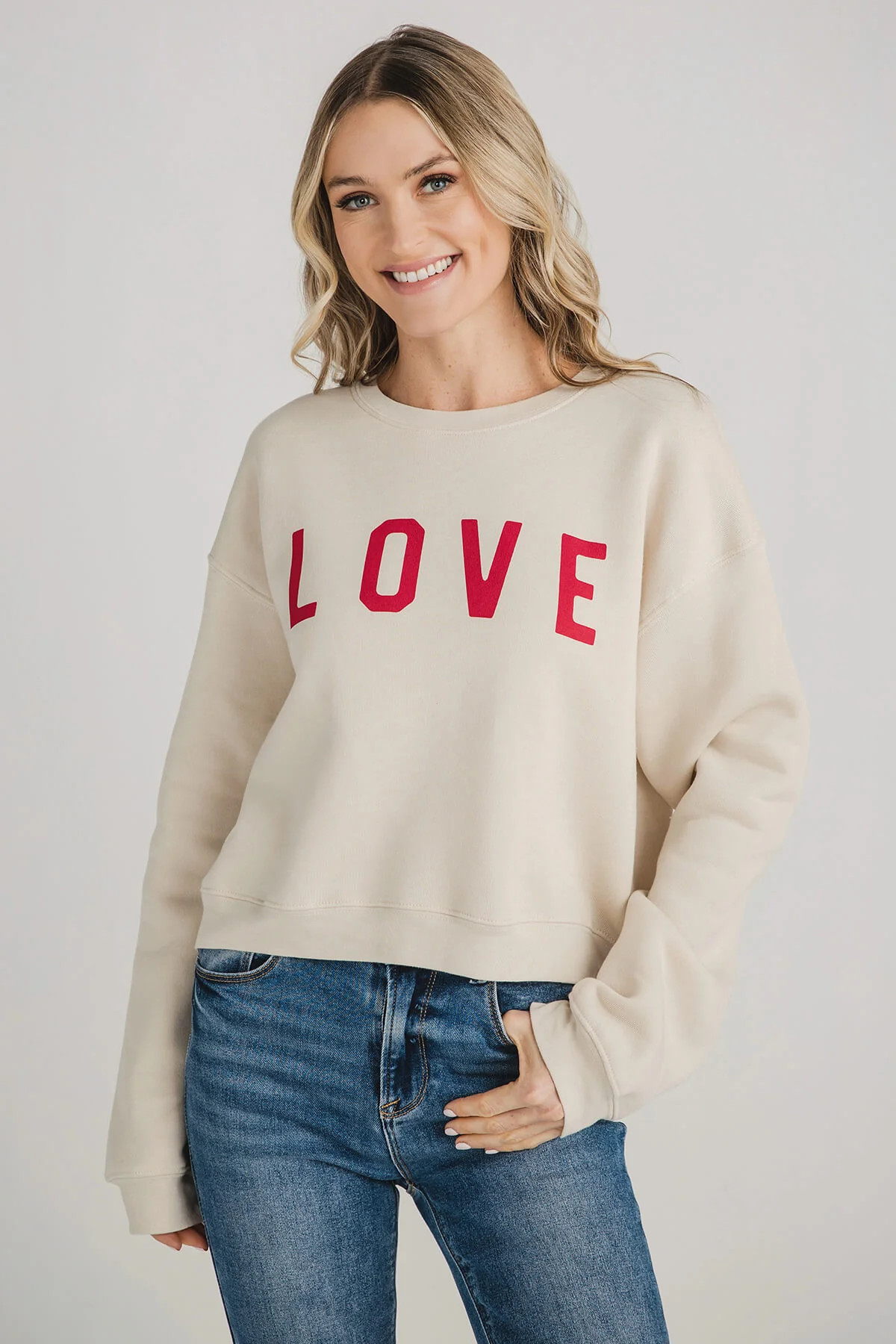 Oat Collective Love Sweatshirt | Social Threads