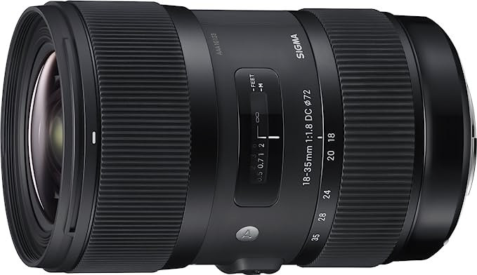 Sigma 18-35mm F1.8 Art DC HSM Lens for Canon, Black (210101) | Amazon (US)
