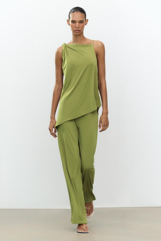 RUCHED ASYMMETRIC TOP | Zara US