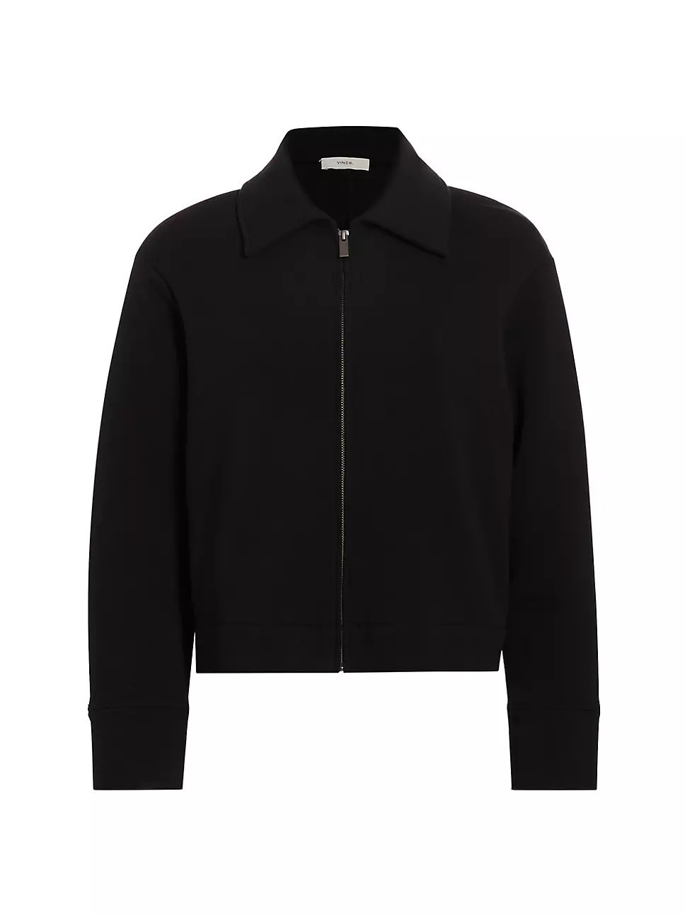 Cotton-Blend Zip-Front Jacket | Saks Fifth Avenue