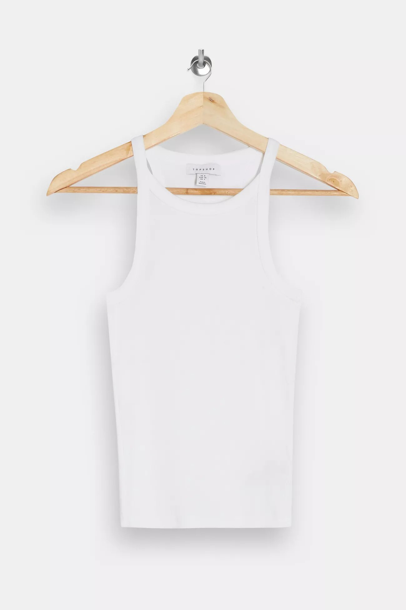 White Ribbed Washed Tank | Topshop US