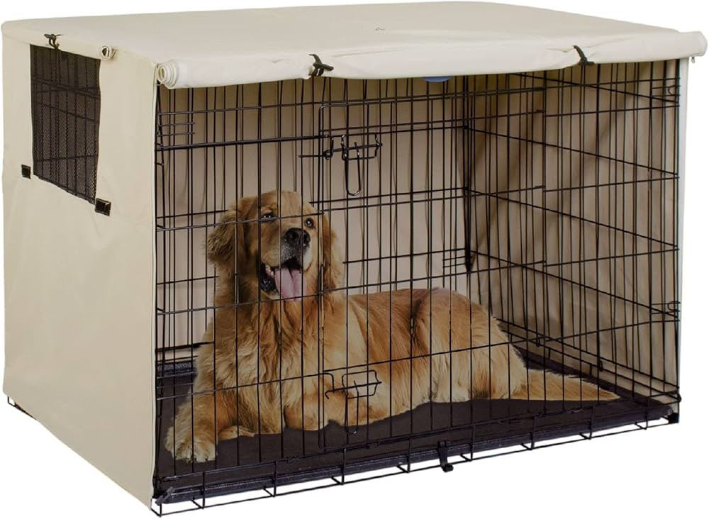 Explore Land 42 inches Dog Crate Cover - Durable Polyester Pet Kennel Cover Universal Fit for Wir... | Amazon (US)