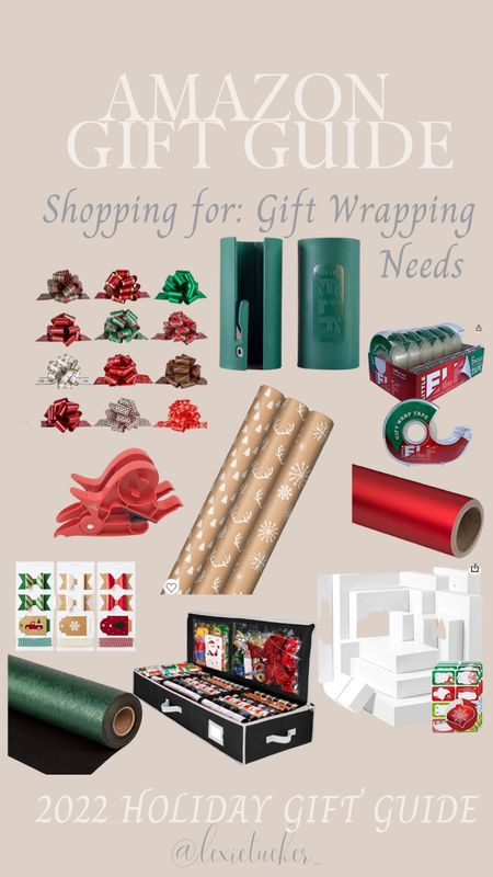 All of your Christmas gift wrapping products rounded up! 

#LTKSeasonal #LTKHoliday