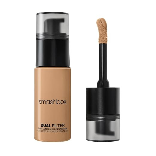 Smashbox Dual Filter 2-In-1 Full Coverage Concealer and Foundation | Long Lasting, Humidity Resis... | Amazon (US)