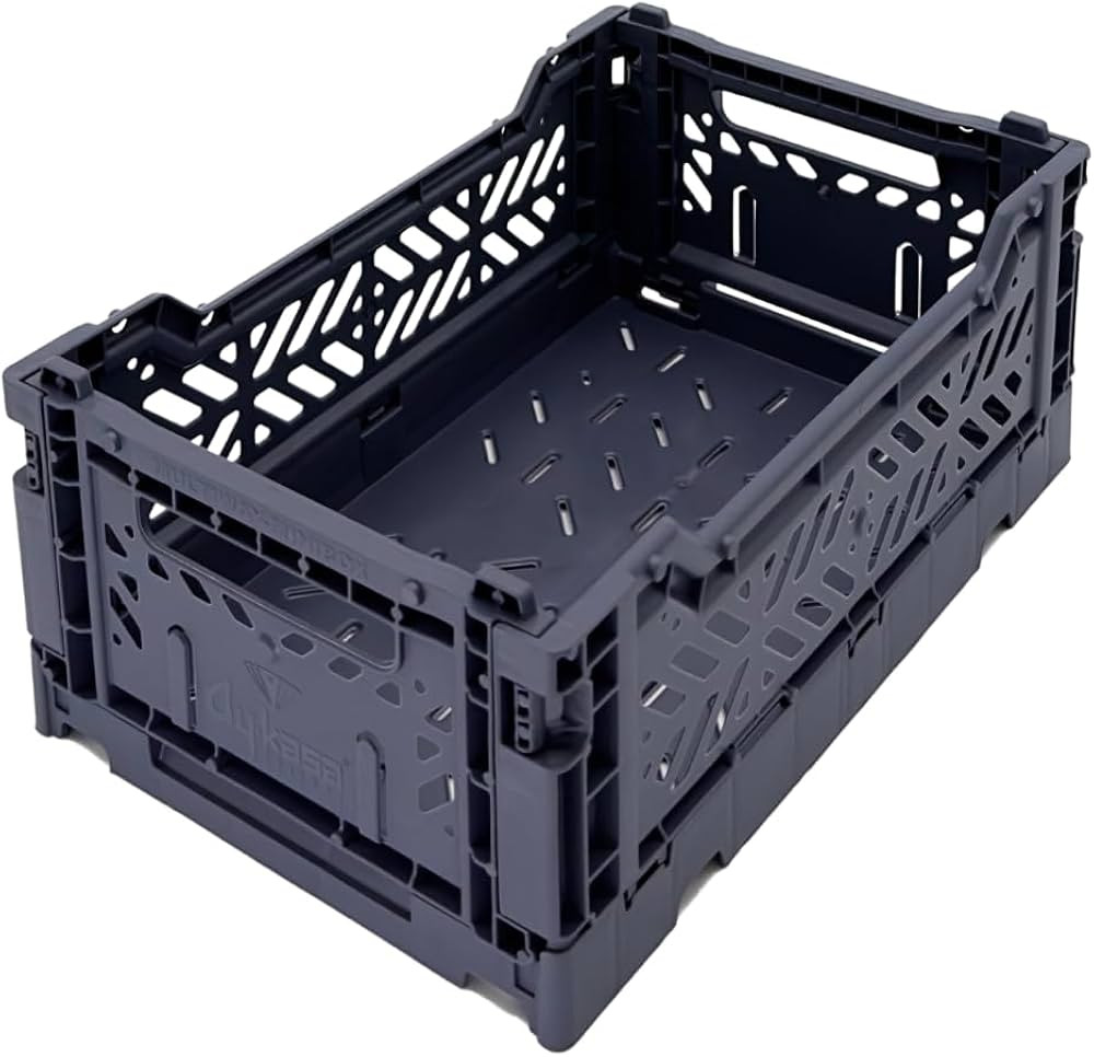Aykasa Collapsible Storage Bins, Plastic Crate for Storage, Collapsible Crate, Utility Stackable ... | Amazon (US)