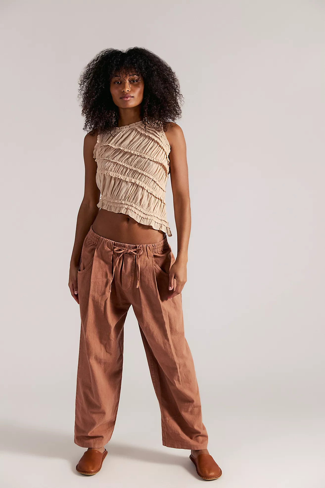 Chambers Laidback Pull-On Pants | Free People (Global - UK&FR Excluded)