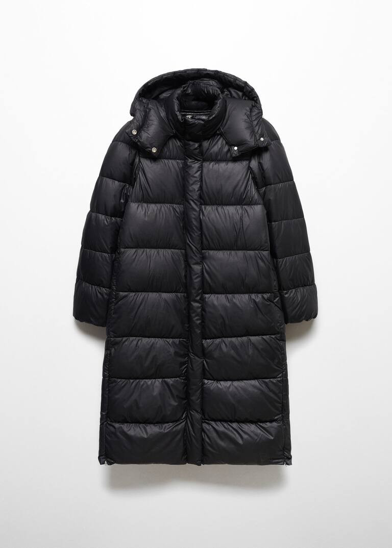 Hooded water-repellent quilted jacket -  Women | Mango United Kingdom | MANGO (UK)