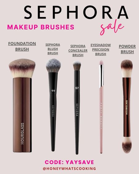 Use Code: YAYSAVE for up to 20% off! All-time favorite make up brushes. These are my holy grail. #sephorasale 

#LTKfindsunder100