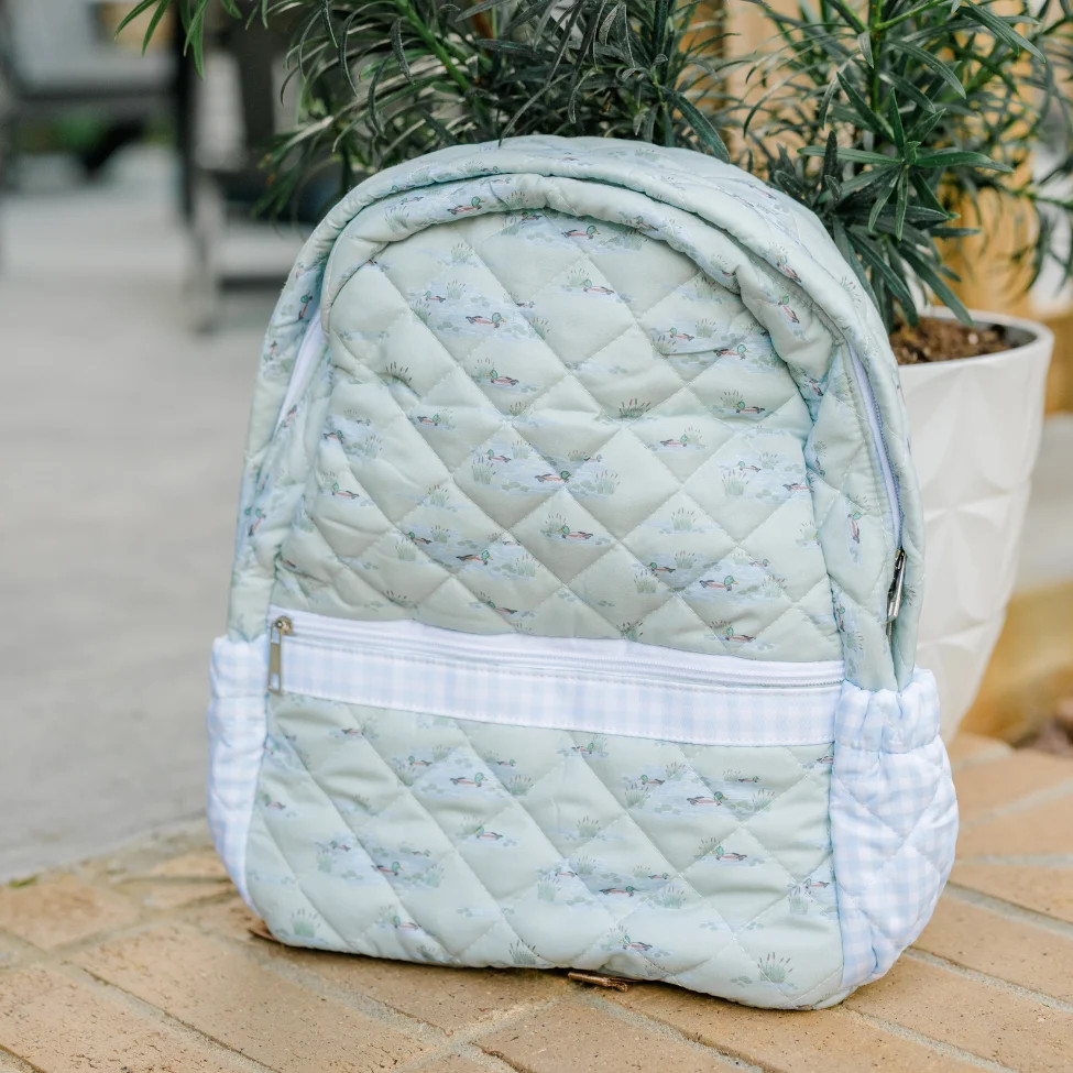 Duck Marshland Quilted Backpack | Southern Heritage-Down Olustee