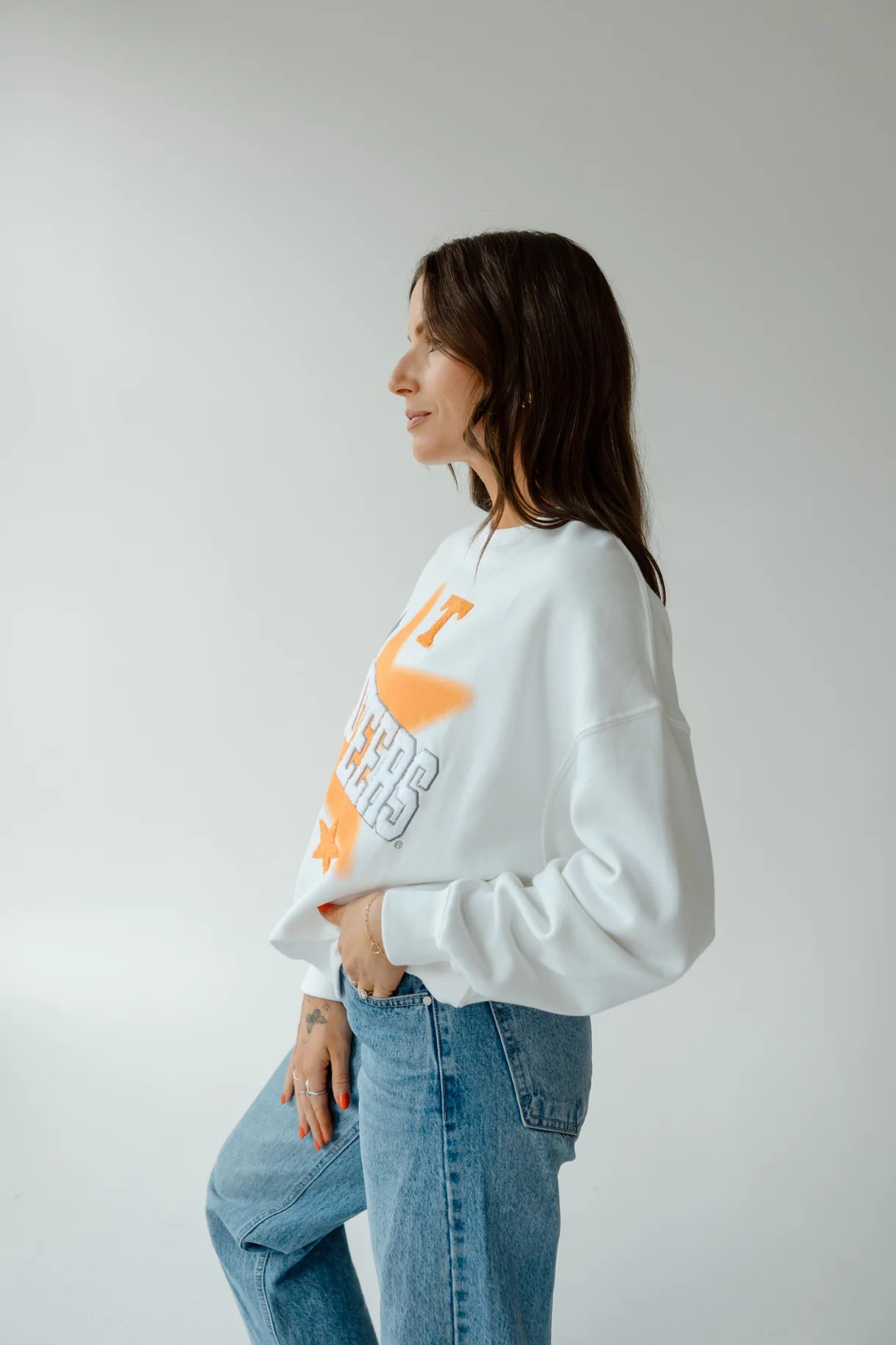 Tennessee Aura Multimedia OS Fleece Crew | Gameday Social