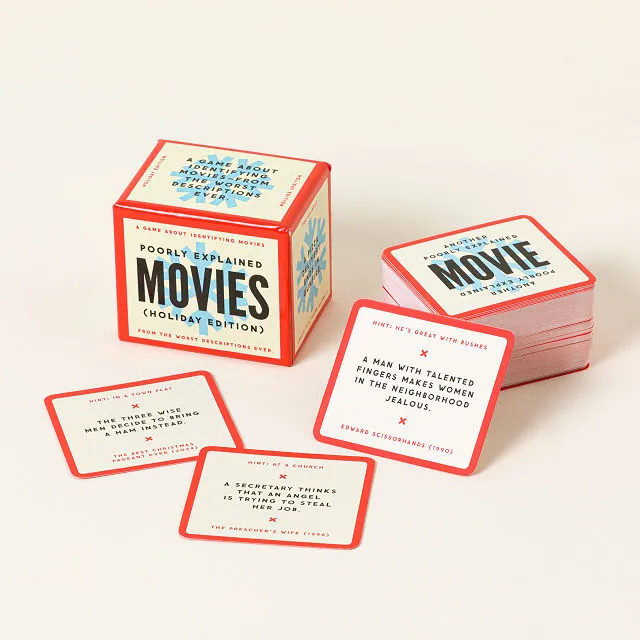 Poorly Explained Holiday Movies Game | UncommonGoods