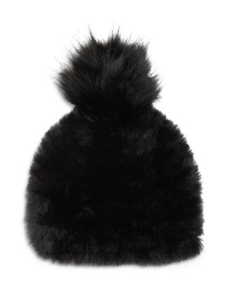 Faux Fur Pom Pom Hat | Bloomingdale's (US)