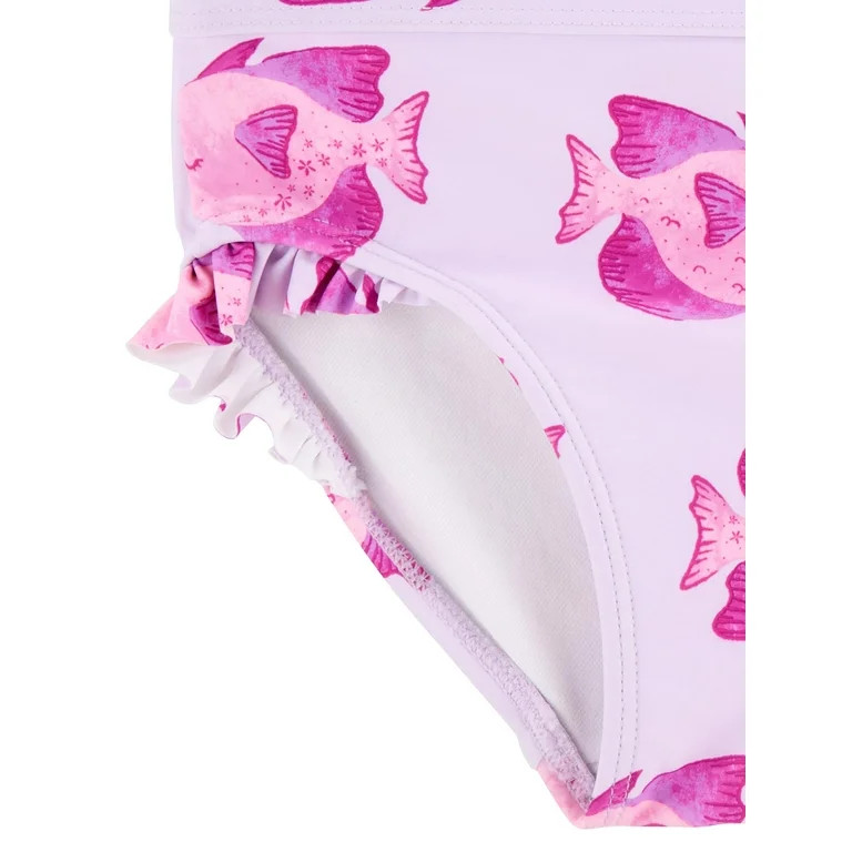 Carter’s Child of Mine Baby and Toddler Girl Two-Piece Rash Guard Set, Sizes 0/3M-5T | Walmart (US)