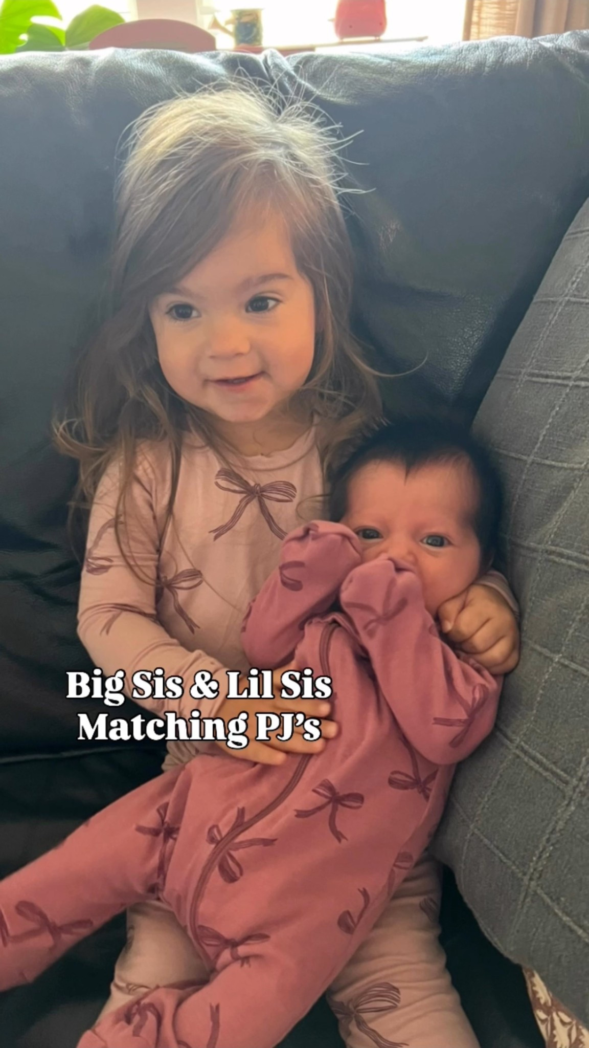 Matching PJs for big & lil sis + under $15 each!!

Bow pjs / toddler pjs / toddler girl pjs / bow onesie / bow sleepers / cat & jack / toddler girl finds / target finds / target toddler finds / bamboo pjs / matching outfits / family matching / sister matching / sibling matching 

#LTKFamily #LTKStyleTip #LTKKids