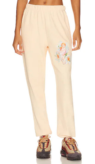 I Am Not Where You Left Me Sweatpants in Peach | Revolve Clothing (Global)