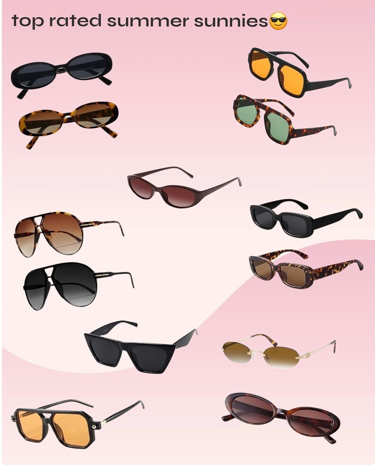 which is your favorite pair of sunnies for summer? 😎

#LTKgrwm #LTKootd #LTKSaleAlert