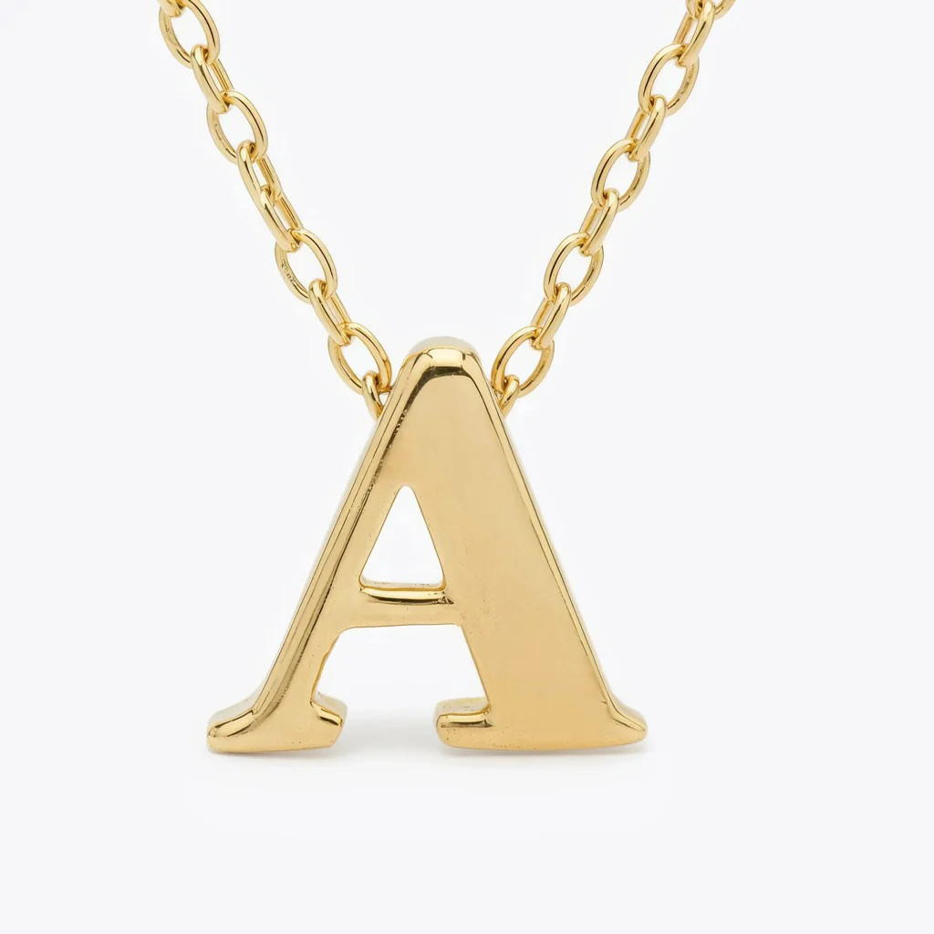 14K Gold Mini Initial Necklace | With Olivia Grace