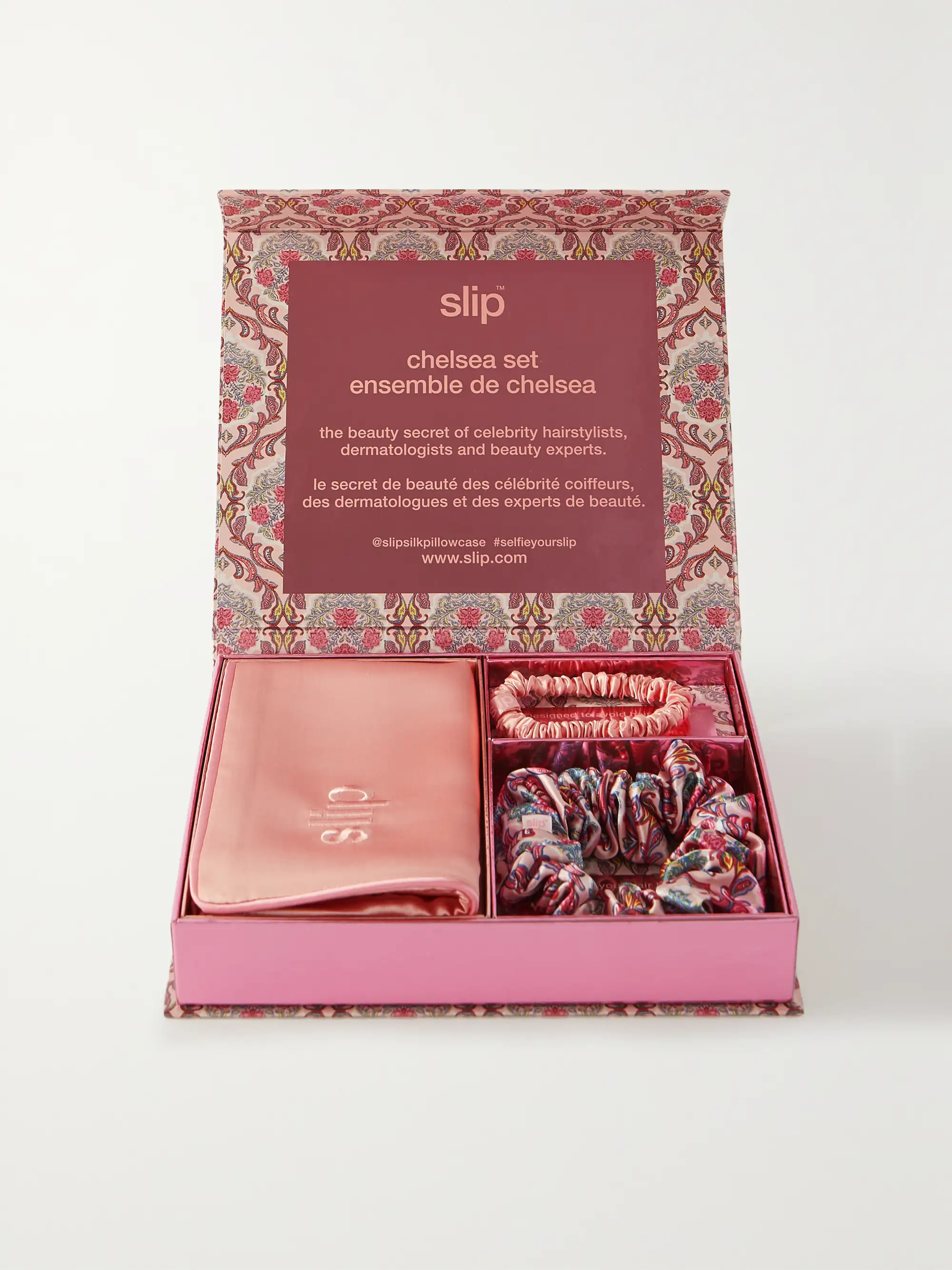 Chelsea queen pillowcase and hair ties set | NET-A-PORTER (US)