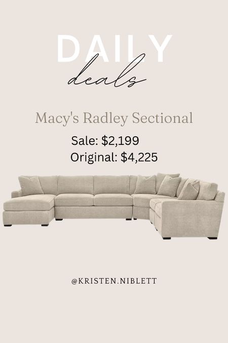 Macy’s Radley sectional 47% off //

Home furniture. Couch. Home decor. Home finds. Living room furniture. Macy’s sale  

#LTKFind #LTKsalealert #LTKSeasonal