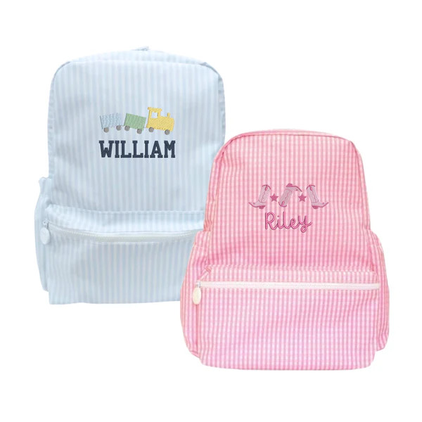 TRVL Backpacker Backpack with Motif | Rainey Laine