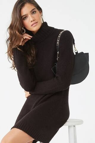 Turtleneck Sweater Dress | Forever 21 (US)