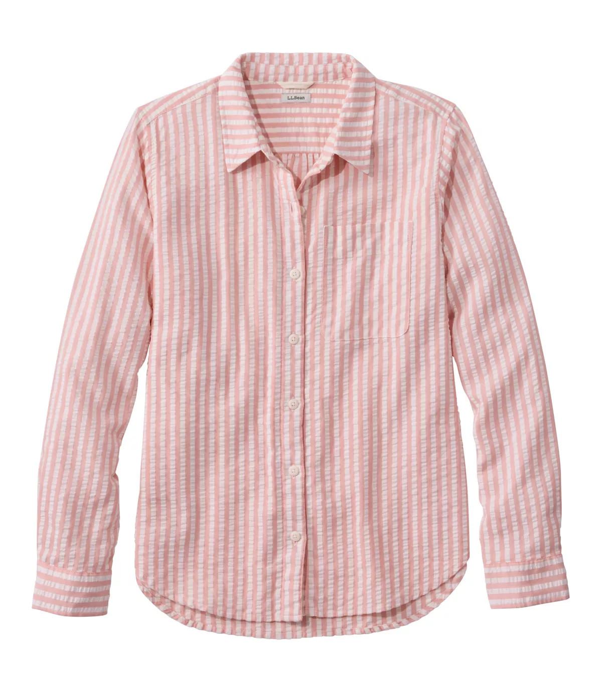 Women's Bean's Seacoast Seersucker Big Shirt | L.L. Bean
