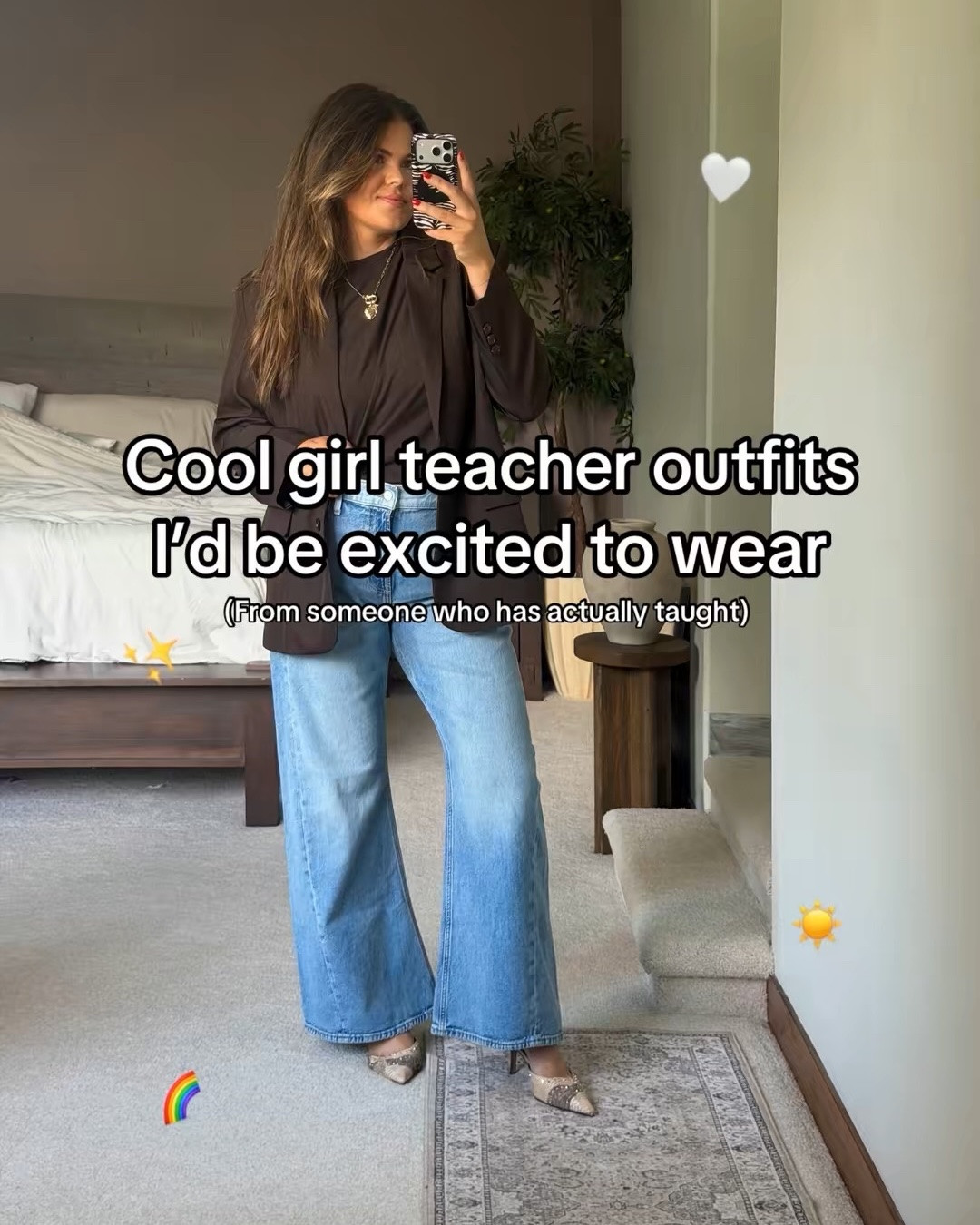 Teacher outfit ideas for my besties heading back to school soon 🤍 Can you wear jeans where you work? 

Say ‘class’ or ‘teach’ for 🔗 and save for the days you don’t have the energy to plan your outfit 😂 

I was in the classroom for seven years - tried & true fits I would actually wear ( mixing match with your fave shoes )

……
Midsize, size 12, size 14, mom style, curvy outfit, teacher, office, work outfits