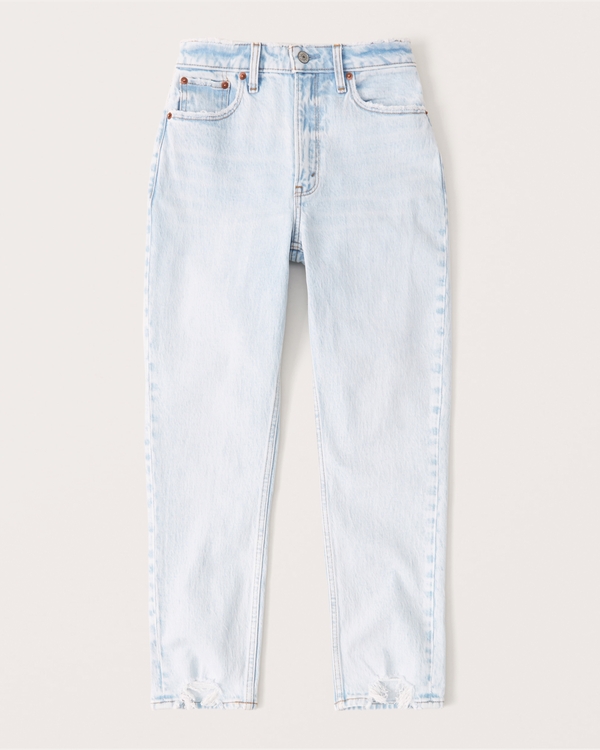 Curve Love High Rise Mom Jeans | Abercrombie & Fitch (US)